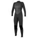 O'Neill Women's Reactor-2 3/2mm Back Zip Full Wetsuit, Black, 8 Tall