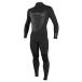 O'Neill Wetsuits Men's Epic 3/2mm Back Zip Full Wetsuit, Black/Black/Black,