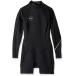 O'Neill Women's Bahia 2/1MM Back Zip L/S Spring, Black/Black/Black, 6