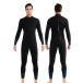 REALON Mens Womens Wetsuit 5/4mm Neoprene Scuba Diving Long Sleeve Back Zip