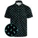 Funny Golf Polo Shirts for Men Funny Print Short Sleeve Fun Performance Haw