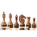 House of Chess - Golden Rosewood/Boxwood Chess Pieces Rio Staunton 4.0" (10