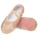 Stelle Ballet Shoes for Girls Glitter | Metallic Faux Leather Ballet Slippe