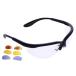 (Black) - Python RG Multi Lense Racquetball (Squash) Eye Protection w/free