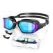 Greatever Sleek Swimming Goggles, UV400 Protection Swim Goggles, HD Wide Vi