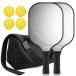 Jobunai 99.9% T300 Carbon Fiber Pickleball Paddles Set of 2 Lightweight Aes