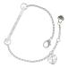 ¹͢ʡDelight Jewelry 10mm Clear Crystal Heart - Silvertone Class of 2026