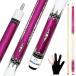 [ параллель импортные товары ]Pool Cues 57 дюймовый бассейн кий палочка 13mm волокно кожа chip имеется 20 унция 4 цвет начинающий quotient индустрия Home enta-te