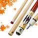 [ параллель импортные товары ]Professional Maple Pool Cue 13mm Tip 1/2 Split Billiard Stick with M