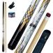 [ параллель импортные товары ]Professional Canadian Maple Pool Sticks for Adults, 12.5mm Tip 2-Pie