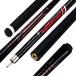 [ параллель импортные товары ]Pool Sticks for Adults 58.46in Black Carbon Fiber Pool Sticks with 1