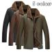 PU leather jacket men's rider's jacket genuine winter specification lining boa men's fashion outer jacket good-looking leisure business clothes 30 fee 40 fee 50 fee 