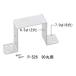  aluminium фигурная скобка 90 круг для stain (SUS304) стена поверхность держатель t2.0mm ( stain nabe винт 4x16mm 2 шт есть )90 круг для соединение бамбук бамбук . корень бамбук . забор aluminium стойка 