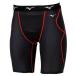 Mizuno Mizuno бейсбол s Lapin KUGEKI обятгивающие брюки sliding pants черный × красный 12JBCP24