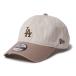 NEWERA New Era колпак 9TWENTY MLB Chain Stitch цепь стежок Los Angeles *doja-s слоновая кость пепел Brown размер M L 14668019