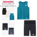 THE NORTH FACE The North Face lady's running wear set sleeve less shirt Short tights no sleeve marathon trail running race 