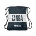 Wilson ウィルソン NBA バスケットボール ナップサック フォージ ボール1個入れ用バッグ ブラック（グリーンに近いカラー） WTBA70010
