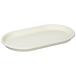 Yamato пластик Glo u plate овальный 25 type W белый ширина 132mm глубина 124mm