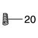  Makita (makita) детали MHW180D для LX00000023 конический springs 7-9×20 map номер 20
