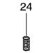  Makita (makita) детали MHW180D для LX00000036 компрессионный springs map номер 24