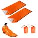 2 piece set emergency u thickness . type heat seat urgent blanket sleeping bag repetition use possible Survival Rescue outdoor camp protection against cold disaster prevention evacuation 