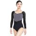 (s.lemon) балет Leotard модный балет Leotard длинный рукав взрослый D002 чёрный 160