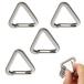  треугольник форма kalabina4 шт. комплект 3cm кольцо для ключей брелок для ключа свободный металлические принадлежности треугольник зажим kalabina легкий выдерживающий 