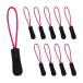  молния tab10 шт. комплект общая длина 6.5cm молния тянуть черный / rose красный застежка-молния скидка 