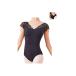 ProDance( Pro Dance ) черный половина cup простой модный балет Leotard PLHA020N (M)