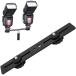  камера plate hot колодка 20cm двойной Speedlight штатив держатель 1/4 3/8 изменение винт платформа 