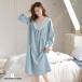  неглиже салон One-piece пижама длинный рукав салон одежда длинный . спальная одежда пуховка рукав длинный неглиже весна лето осень .. sama настроение . женский взрослый симпатичный 