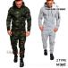  выставить тренировочный верх и низ тренировочные брюки верх и низ мужской верх и низ в комплекте джерси Parker брюки салон одежда спорт одежда камуфляж камуфляж с капюшоном .