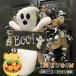 Halloween украшение lease рождественский венок .. поверхность белый симпатичный орнамент вход дверь украшение сад украшение маскарадный костюм party 
