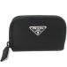  Prada 6 полосный чехол для ключей te Hsu to треугольник нейлон Nero ( чёрный ) M682