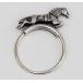 HERMES Hermes SV серебряный кольцо для ключей шланг 