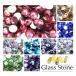 【メール便対応】ダイヤモンドの様な素晴らしいキラメキ♪スワロフスキーに近い高品質！ガラスラインストーン　カラー/1-10 サイズ/SS3〜SS30