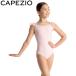 kape geo CAPEZIO балет Leotard flata- рукав ребенок Junior Kids ... модный стрейч эластичный юбка нет тренировка урок 12008C