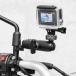 �o�C�N���]�ԃz���_�[ GoPro 12 11 10 9 8 �n���h���o�[�~���[�}�E���g�u���P�b�g Insta360 X3 X4 DJI �A�N�V�����J�����A�N�Z�T���[