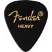 Fender �t�F���_�[  Classic Celluloid Picks, 351 Shape Black Heavy - 12 Pack 12���Z�b�g �e�B�A�h���b�v �w�r�[