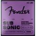 Fender крыло Bass Strings Nickel Plated Steel 7250L 40-100 электрический бас струна 