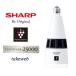  sharp потолок установочный "plasma cluster" система очищения воздуха ионами ион появление машина IG-KTA20-W белый [ простой упаковка отправка ]