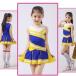  носки имеется Kids Dance Cheer Dance юбка верх и низ в комплекте Kids танцевальный костюм Cheery da- костюм чирлидинг костюм Cheer Dance форма 