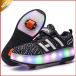  спортивные туфли ролик skate взрослый LED светится 2 колесо модель ребенок ролик обувь Kids для мужчин и женщин 