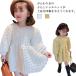  девочка One-piece весна осень толстый длинный рукав ребенок одежда ребенок Kids baby девочка раунд шея A линия проверка нежный flair юбка юбка 