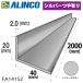  Alinco aluminium не и т.п. сторона угол 1 шт. 20×40×2.0t длина :2m цвет : серебряный блеск есть FA141S2 масса :0.63kg универсальный материал aluminium type материал 