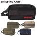  Briefing Golf раунд сумка мужской женский двойной Zip сумка место хранения карман compact одноцветный Logo бренд BRIEFING GOLF BRG253G24