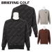  Briefing Golf свитер мужской длинный рукав вязаный вырез лодочкой водоотталкивающий диагональный Jaguar do рисунок Golf одежда бренд общий рисунок Logo BRIEFING GOLF BRG253M76