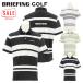  Briefing Golf рубашка-поло мужской короткий рукав panel окантовка задний Logo рубашка стрейч . вода скорость .UV cut весна лето Golf одежда BRIEFING GOLF BRG261M56