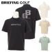  Briefing Golf mok рубашка мужской рубашка с коротким рукавом задний Logo с высоким воротником сетка стрейч . вода скорость .UV cut Golf одежда BRIEFING GOLF BRG261M75
