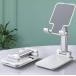  desk smartphone stand holder tablet stand folding type mobile stand, angle / height free adjustment storage convenience slip prevention compact light weight 